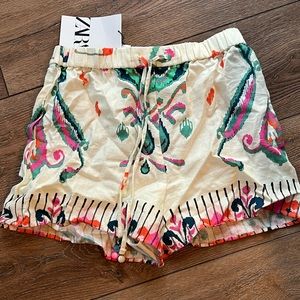 Zara Bohemian Shorts.  Size small